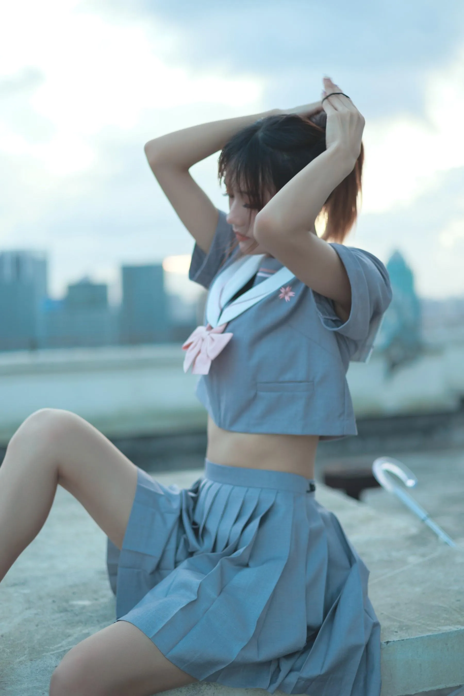 [艺图语] 2022.06.12 天台纸飞机 兔子Zzz不吃胡萝卜 [28P]插图2